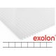 EXOLON Víztiszta polikarbonát (10mm, 2 falú/ 1 kamrás) 1,05x2 m
