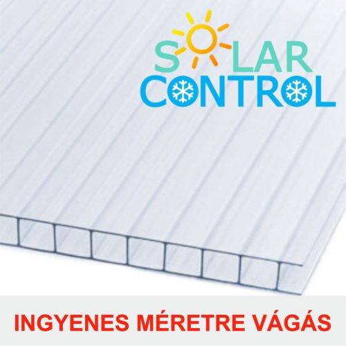 Solar Control Víztiszta polikarbonát (10mm) 2,1x2,5 m